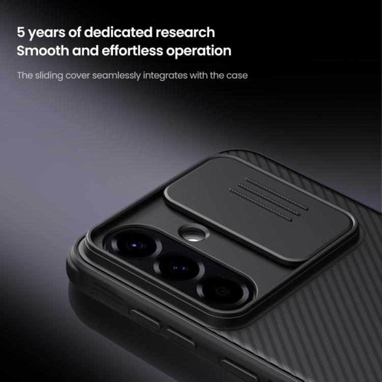 For Samsung Galaxy A56 5G NILLKIN Black Mirror Pro Series Camshield PC Phone Case(Black) - Galaxy Phone Cases by NILLKIN | Online Shopping UK | buy2fix