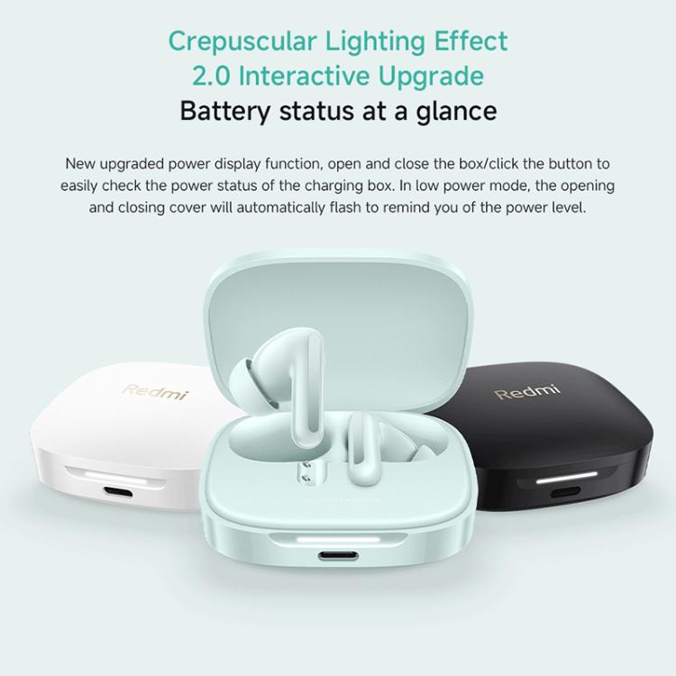 Xiaomi Redmi Buds 6 Active Noise Reduction Wireless Bluetooth Earphone(White) - Bluetooth Earphone by Xiaomi | Online Shopping UK | buy2fix