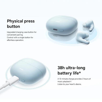 Xiaomi Redmi Buds 6 Lite Dual Microphone AI Call Wireless Bluetooth Earphone(Blue) - Bluetooth Earphone by Xiaomi | Online Shopping UK | buy2fix