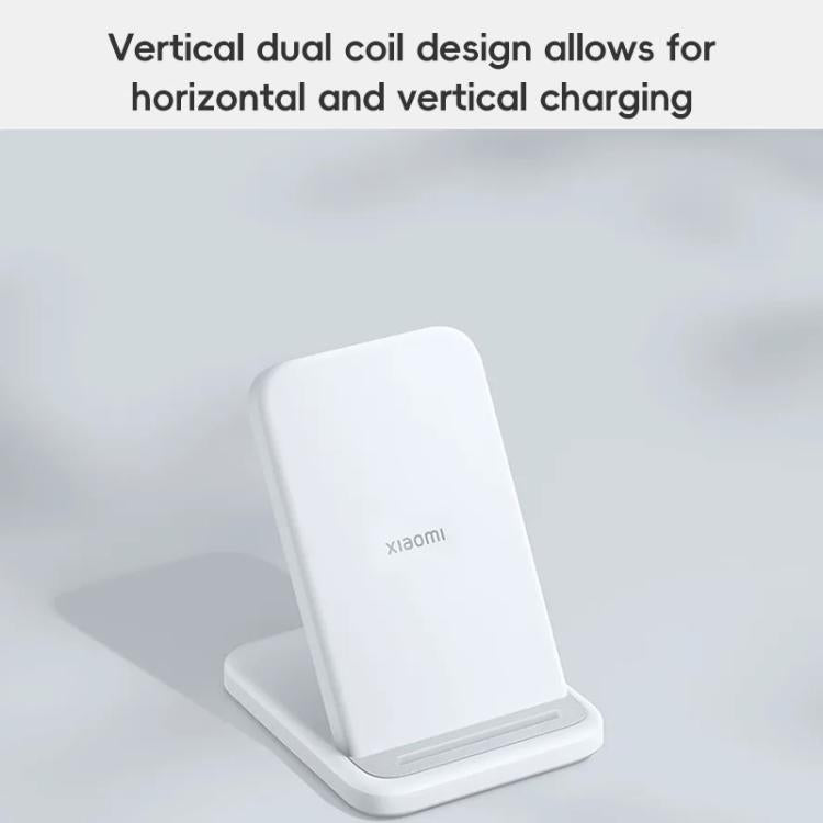 Original Xiaomi 30W Vertical Stand Wireless Charger(White) - Wireless Charger by Xiaomi | Online Shopping UK | buy2fix