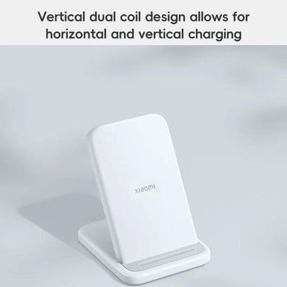Original Xiaomi 30W Vertical Stand Wireless Charger(White) - Wireless Charger by Xiaomi | Online Shopping UK | buy2fix