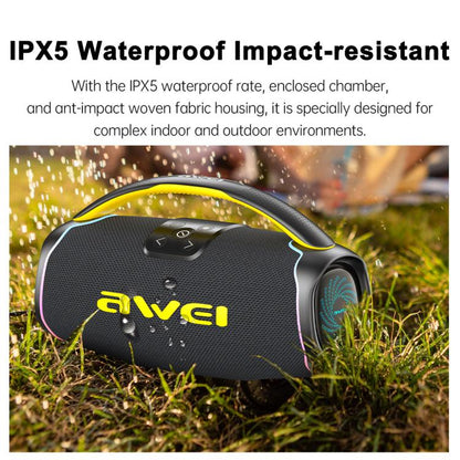 awei KA16 60W Portable Outdoor Bluetooth Speaker(Black) - Desktop Speaker by awei | Online Shopping UK | buy2fix