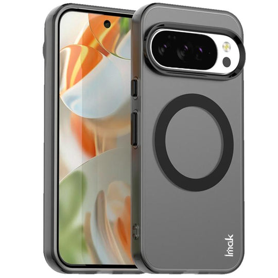 For Google Pixel 10 / Pixel 10 Pro IMAK Candy Series Shockproof MagSafe Phone Case(Black)