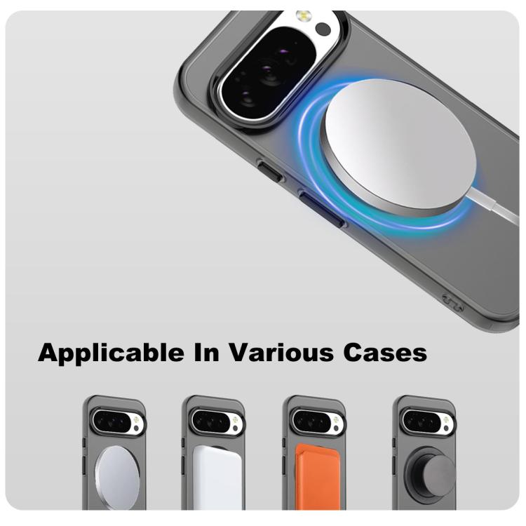 For Google Pixel 10 / Pixel 10 Pro IMAK Candy Series Shockproof MagSafe Phone Case(Black) - Google Cases by imak | Online Shopping UK | buy2fix