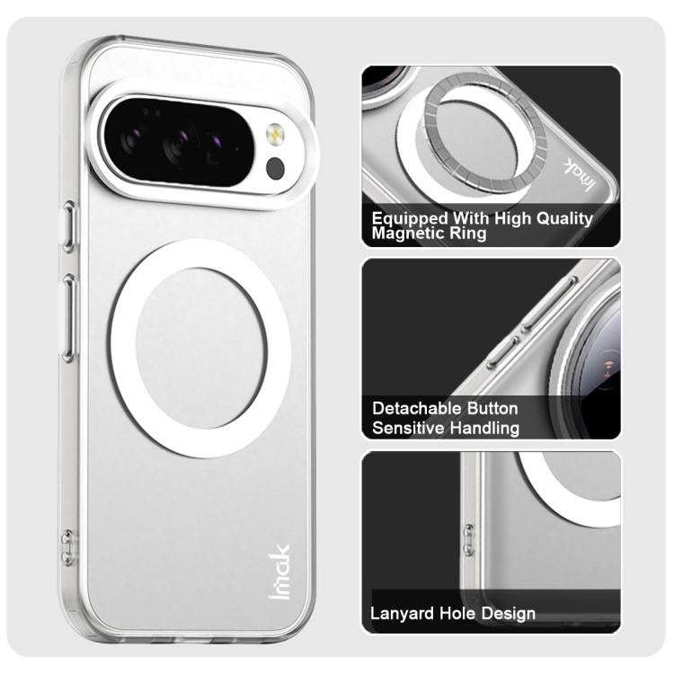 For Google Pixel 10 / Pixel 10 Pro IMAK Candy Series Shockproof MagSafe Phone Case(White) - Google Cases by imak | Online Shopping UK | buy2fix