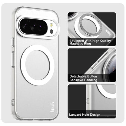 For Google Pixel 10 / Pixel 10 Pro IMAK Candy Series Shockproof MagSafe Phone Case(White) - Google Cases by imak | Online Shopping UK | buy2fix