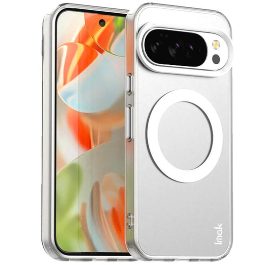 For Google Pixel 10 Pro XL IMAK Candy Series Shockproof MagSafe Phone Case(White)