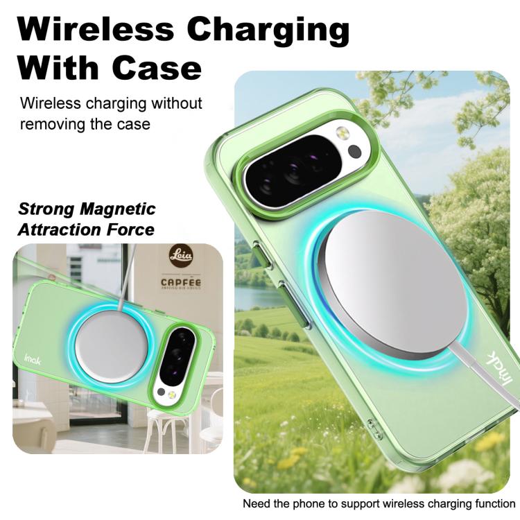 For Google Pixel 10 Pro XL IMAK Candy Series Shockproof MagSafe Phone Case(Green) - Google Cases by imak | Online Shopping UK | buy2fix