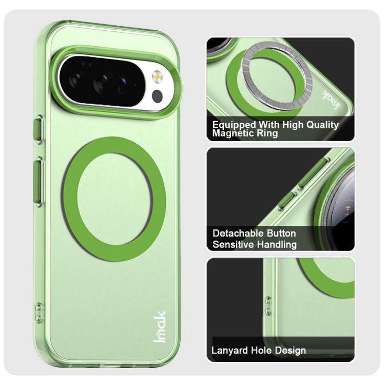 For Google Pixel 10 Pro XL IMAK Candy Series Shockproof MagSafe Phone Case(Green) - Google Cases by imak | Online Shopping UK | buy2fix