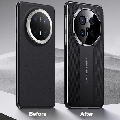 For Huawei Mate 70 RS Ultimate Smart View Window Imitation Ultimate Design Phone Case(Black) - Huawei Cases by buy2fix | Online Shopping UK | buy2fix