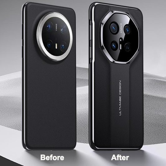 For Huawei Mate 70 RS Ultimate Smart View Window Imitation Ultimate Design Phone Case(Black) - Huawei Cases by buy2fix | Online Shopping UK | buy2fix