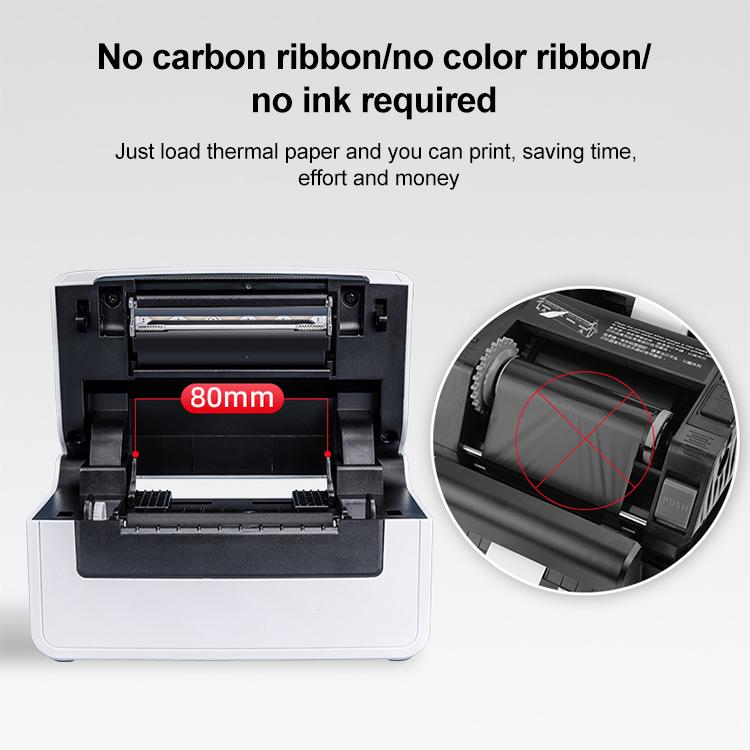 HPRT N31C Computer Version Express Electronic Waybill Printer, Plug:AU Plug(White) - Receipt Printers by buy2fix | Online Shopping UK | buy2fix