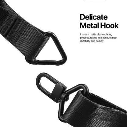 DUX DUCIS Outdoor Series Nylon Adjustable Crossbody Phone Lanyard(Black) - Lanyards & Wrist Straps by DUX DUCIS | Online Shopping UK | buy2fix