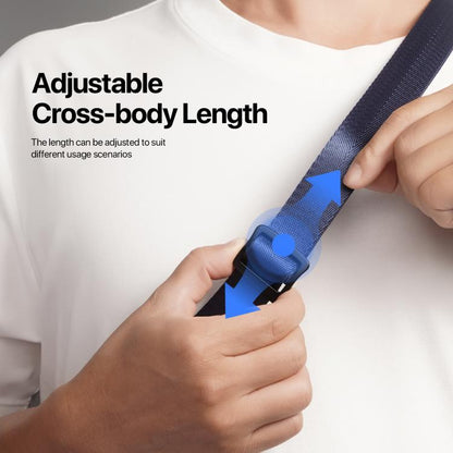 DUX DUCIS Outdoor Series Nylon Adjustable Crossbody Phone Lanyard(Blue) - Lanyards & Wrist Straps by DUX DUCIS | Online Shopping UK | buy2fix