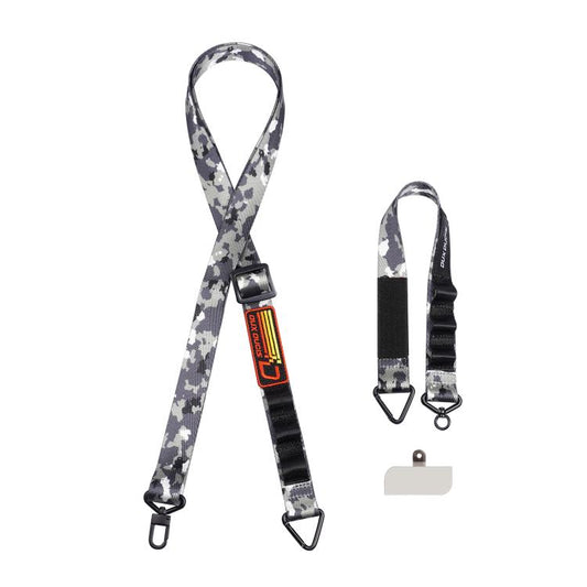 DUX DUCIS Outdoor Series Nylon Adjustable Crossbody Phone Lanyard(Camouflage Green) - Lanyards & Wrist Straps by DUX DUCIS | Online Shopping UK | buy2fix