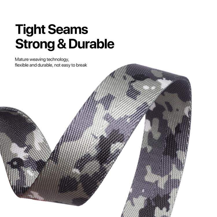 DUX DUCIS Outdoor Series Nylon Adjustable Crossbody Phone Lanyard(Camouflage Green) - Lanyards & Wrist Straps by DUX DUCIS | Online Shopping UK | buy2fix