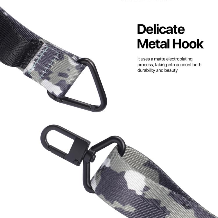 DUX DUCIS Outdoor Series Nylon Adjustable Crossbody Phone Lanyard(Camouflage Green) - Lanyards & Wrist Straps by DUX DUCIS | Online Shopping UK | buy2fix