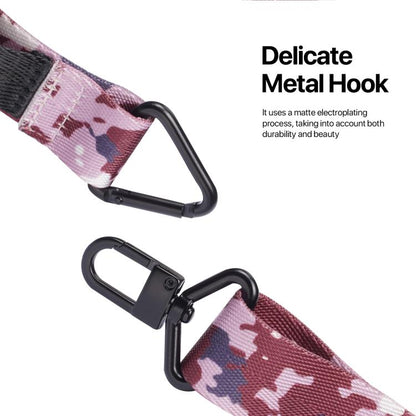 DUX DUCIS Outdoor Series Nylon Adjustable Crossbody Phone Lanyard(Camouflage Pink) - Lanyards & Wrist Straps by DUX DUCIS | Online Shopping UK | buy2fix
