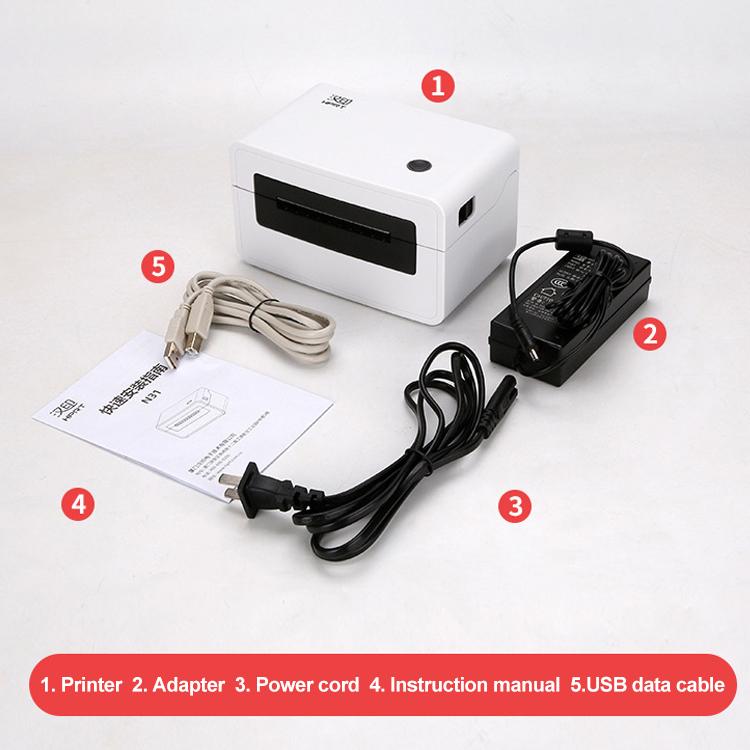 HPRT N31 Computer Version Express Electronic Waybill Printer, Plug:AU Plug(White) - Receipt Printers by buy2fix | Online Shopping UK | buy2fix