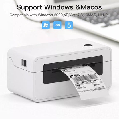 HPRT N41 Bluetooth Version Express Electronic Waybill Printer, Plug:UK Plug(White) - Receipt Printers by buy2fix | Online Shopping UK | buy2fix