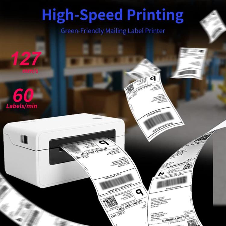 HPRT N41 Bluetooth Version Express Electronic Waybill Printer, Plug:UK Plug(White) - Receipt Printers by buy2fix | Online Shopping UK | buy2fix