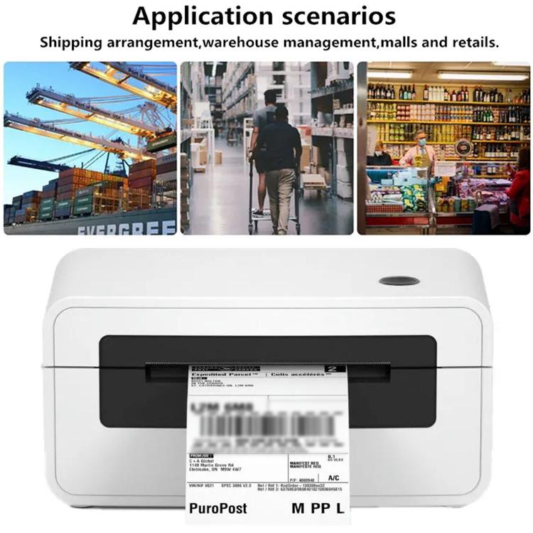 HPRT N41 Bluetooth Version Express Electronic Waybill Printer, Plug:UK Plug(White) - Receipt Printers by buy2fix | Online Shopping UK | buy2fix