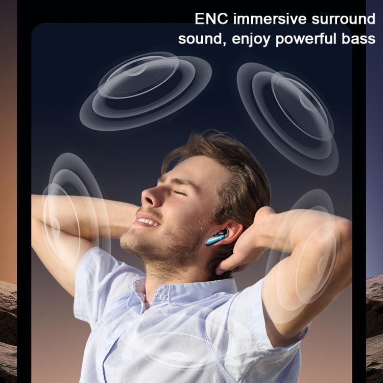 awei TA11 ANC Noise Reduction True Wireless Bluetooth Earphone(Black) - Bluetooth Earphone by awei | Online Shopping UK | buy2fix