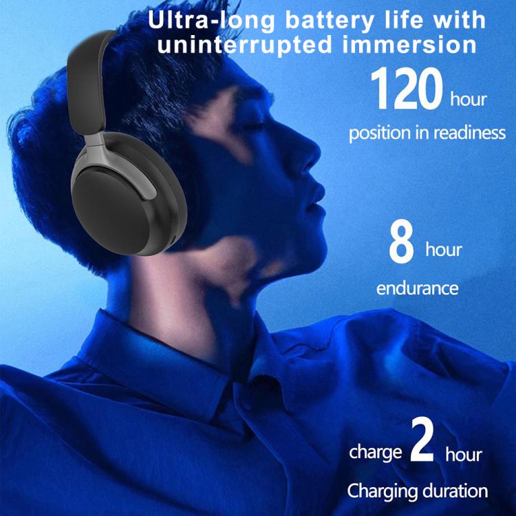 BT65 Over-Ear Active Noise Reduction Wireless Bluetooth Headset(Beige) - Headset & Headphone by buy2fix | Online Shopping UK | buy2fix