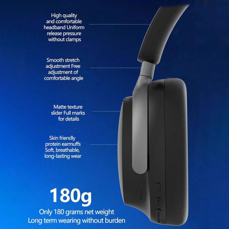 BT65 Over-Ear Active Noise Reduction Wireless Bluetooth Headset(Beige) - Headset & Headphone by buy2fix | Online Shopping UK | buy2fix