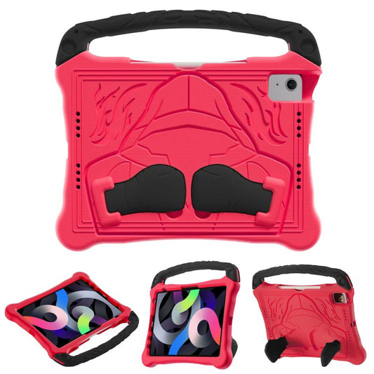 For iPad Air 2022 / 2020 10.9 Boxing Series Kickstand EVA Shockproof Tablet Case with Shoulder Strap(Red Black) - iPad Air (2022) / (2020) 10.9 Cases by buy2fix | Online Shopping UK | buy2fix