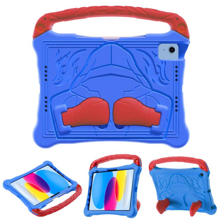 For iPad 2025 / 2022 Boxing Series Kickstand EVA Shockproof Tablet Case with Shoulder Strap(Blue Red) - iPad 2025 / 2022 Cases by buy2fix | Online Shopping UK | buy2fix