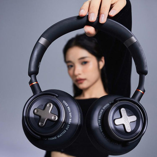 Dmooster D19 Pro ANC and EDC Noise Reduction Bluetooth Headphones(Black) - Headset & Headphone by D MOOSTER | Online Shopping UK | buy2fix
