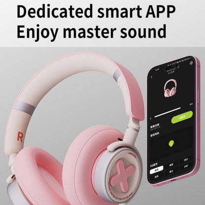 Dmooster D19 Pro ANC and EDC Noise Reduction Bluetooth Headphones(Yellow) - Headset & Headphone by D MOOSTER | Online Shopping UK | buy2fix