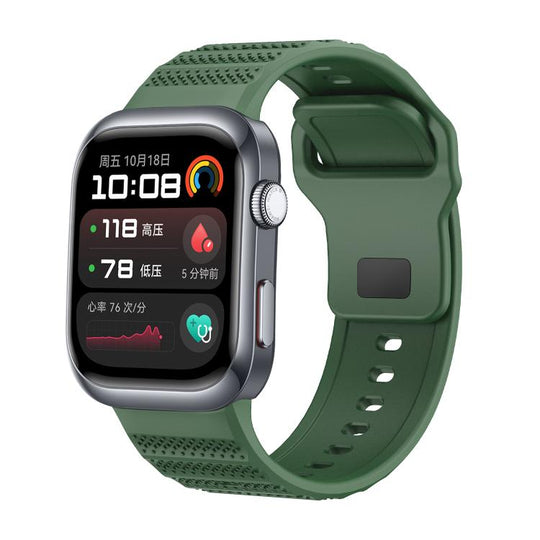 For Huawei Watch D2 Dotted Silicone Watch Band(Green)