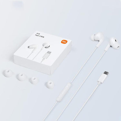 Xiaomi Mijia Type-C Interface In-Ear Wired Earphone, Length:1.25m(White) - Type-C Earphone by Xiaomi | Online Shopping UK | buy2fix
