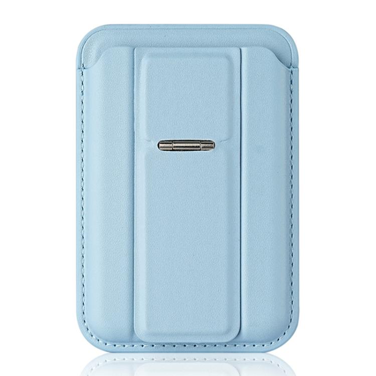 Large Capacity MagSafe Card Bag with Holder(Light Blue) - Adhesive Card Holders by buy2fix | Online Shopping UK | buy2fix