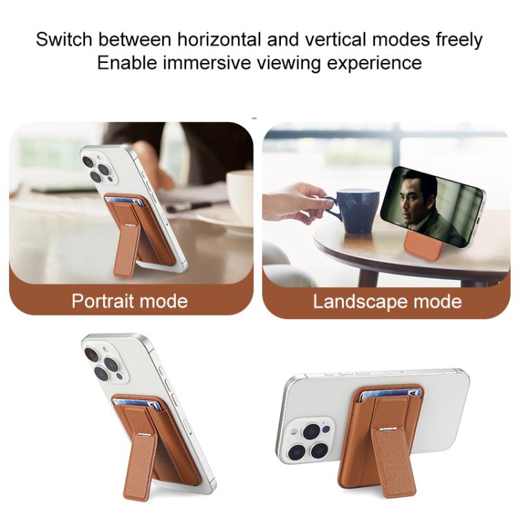 Large Capacity MagSafe Card Bag with Holder(White) - Adhesive Card Holders by buy2fix | Online Shopping UK | buy2fix