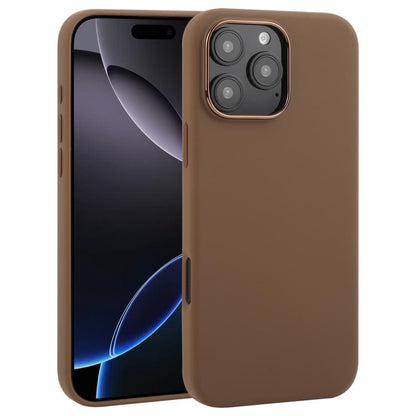 For iPhone 16 Pro Max DFANS DESIGN MagSafe Magnetic Silicone Phone Case(Coffee) by DFANS DESIGN