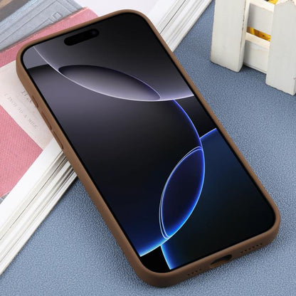 For iPhone 16 Pro Max DFANS DESIGN MagSafe Magnetic Silicone Phone Case(Coffee) by DFANS DESIGN