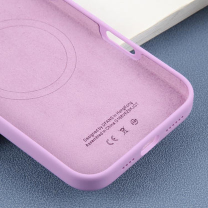 For iPhone 16 Pro Max DFANS DESIGN MagSafe Magnetic Silicone Phone Case(Purple) by DFANS DESIGN