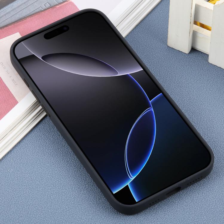 For iPhone 16 Pro Max DFANS DESIGN MagSafe Magnetic Silicone Phone Case(Black) by DFANS DESIGN