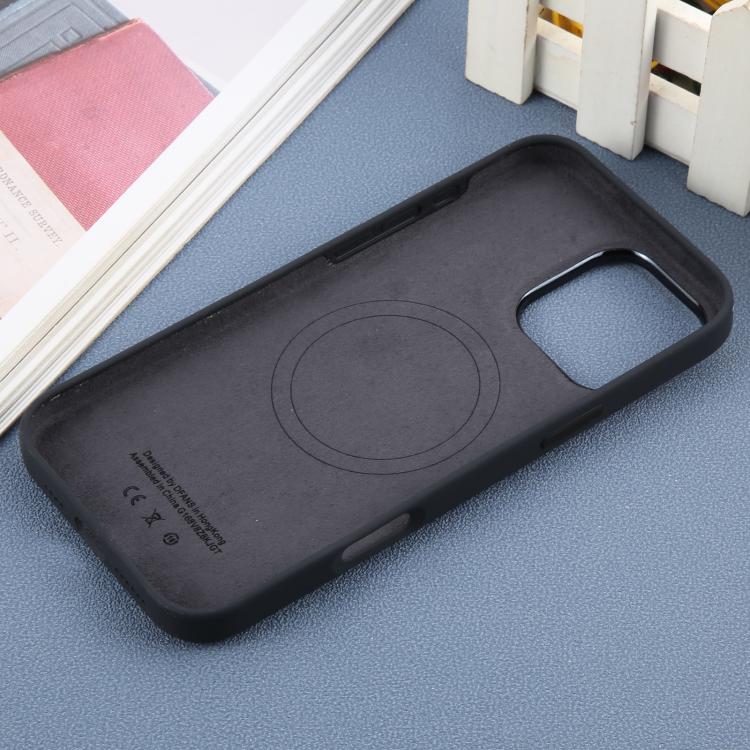 For iPhone 16 Pro Max DFANS DESIGN MagSafe Magnetic Silicone Phone Case(Black) by DFANS DESIGN