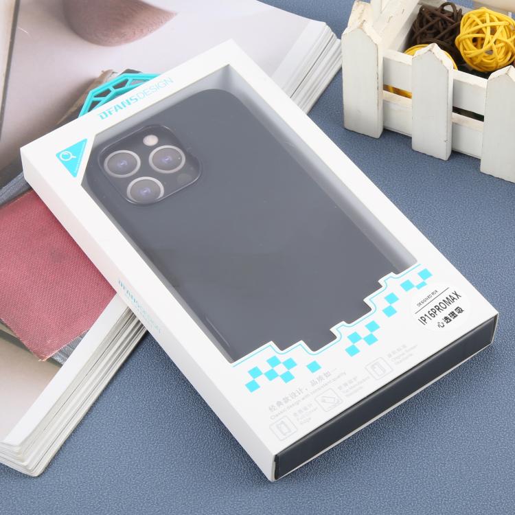 For iPhone 16 Pro Max DFANS DESIGN MagSafe Magnetic Silicone Phone Case(Black) by DFANS DESIGN