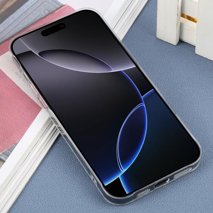 For iPhone 16 Pro Max DFANS DESIGN Metal Lens Frame MagSafe Phone Case(Transparent) by DFANS DESIGN