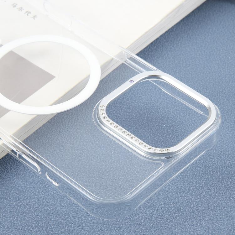 For iPhone 16 Pro Max DFANS DESIGN Metal Lens Frame MagSafe Phone Case(Transparent) by DFANS DESIGN
