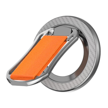 Multifunctional Wristband Folding Magnetic Ring MagSafe Phone Holder(Orange+Grey) - Ring Holder by buy2fix | Online Shopping UK | buy2fix