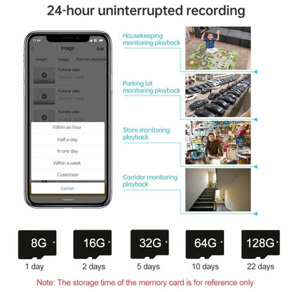 K12 1080P HD Dual Lens Dual Picture Wireless WiFi Camera(White) - Wireless Camera by buy2fix | Online Shopping UK | buy2fix