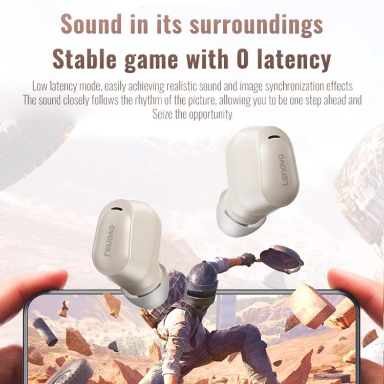 Original Lenovo EA200 In-Ear True Wireless Bluetooth Earphones(Rock White) - Bluetooth Earphone by Lenovo | Online Shopping UK | buy2fix
