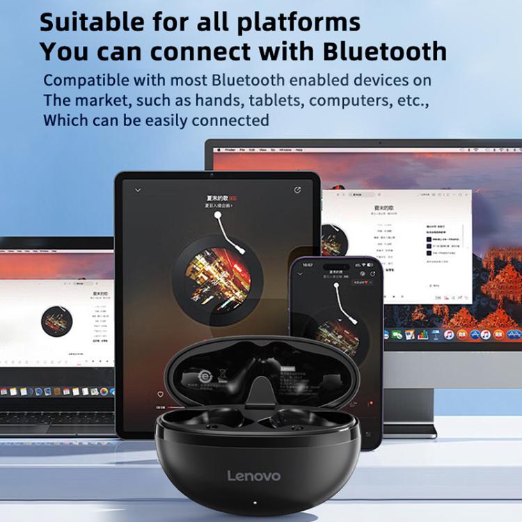 Original Lenovo EA210 Simple In-Ear True Wireless Bluetooth Earphones(Black) - TWS Earphone by Lenovo | Online Shopping UK | buy2fix