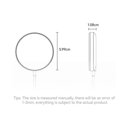 Yesido DS24 15W QI2.0 Desktop Magnetic Fast Charging Wireless Charger(White) - Wireless Charger by Yesido | Online Shopping UK | buy2fix